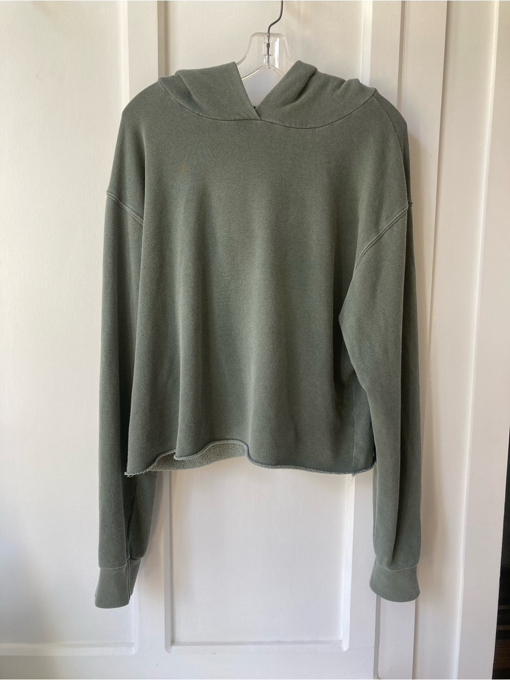 Perfectwhitetee |  Sage Green Women's Hooded Sweatshirt